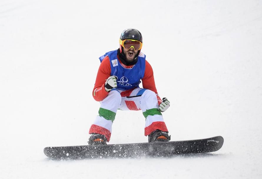 Luca Matteotti campione del mondo di snowboard. Trionfo azzurro a Kreischberg, col bronzo di Moioli. Afp